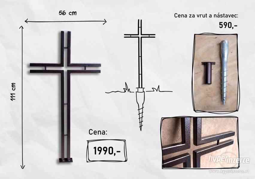 kříže na hroby různých tvarů a velikostí - foto 3