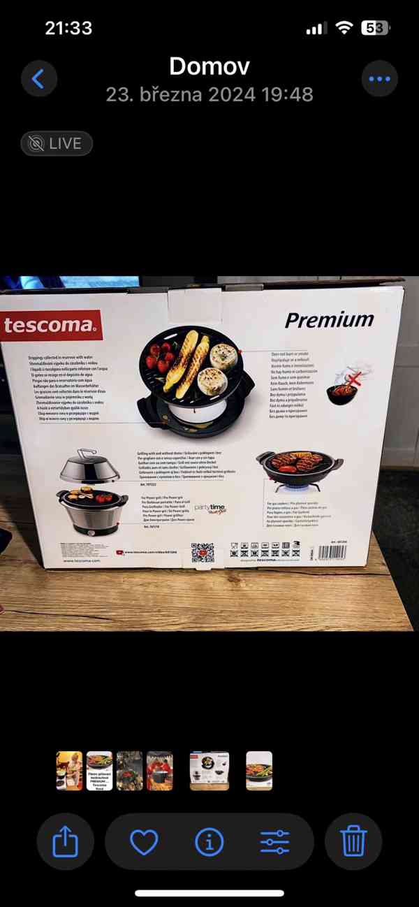 Bezkouřová grilovací pánev Tescoma PREMIUM - foto 2