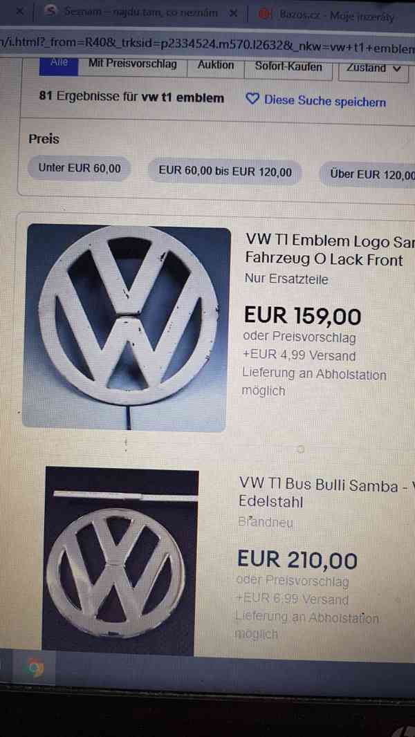 Přední znak na VW T1 - foto 5