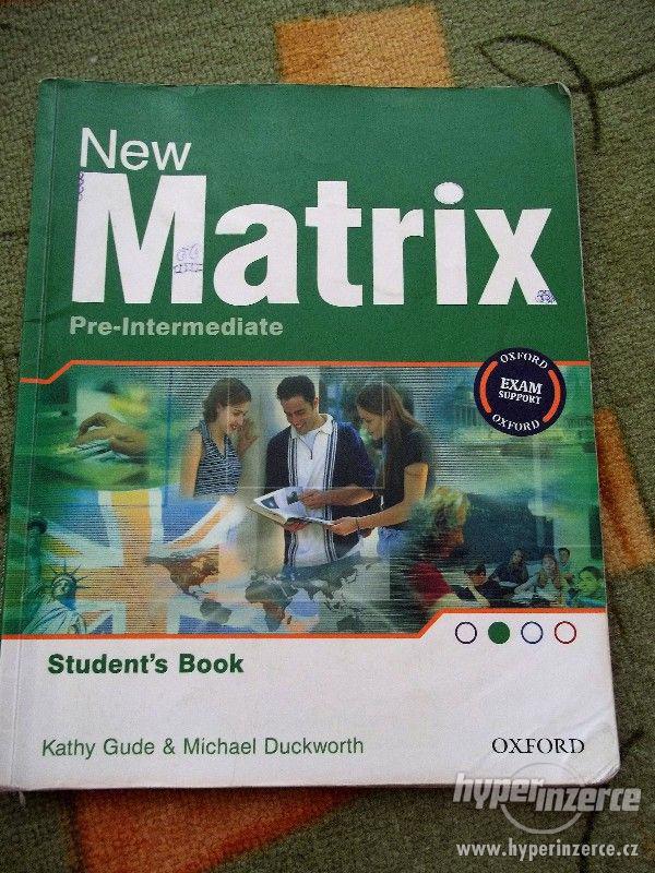 Prodám učebnice a prac.sešit Matrix pro výuku angličtiny - foto 3