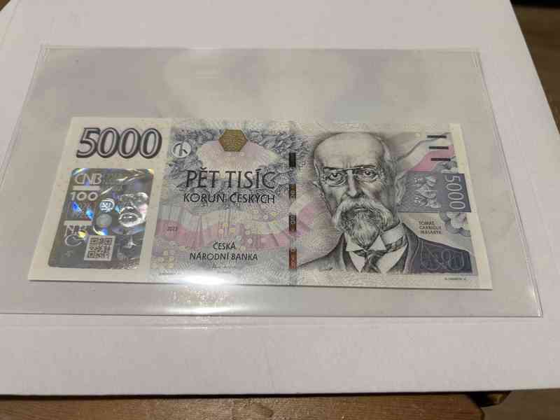 5000 Kč s hologramem přímo z ČNB - foto 10