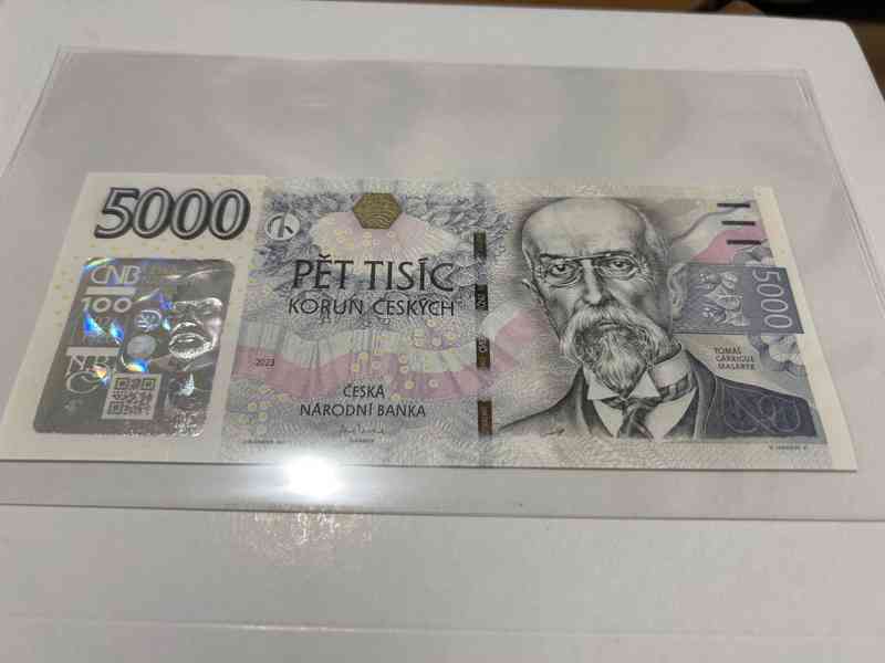 5000 Kč s hologramem přímo z ČNB - foto 4