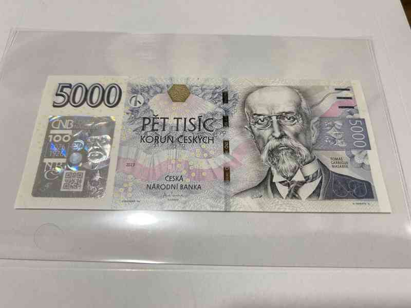 5000 Kč s hologramem přímo z ČNB - foto 6