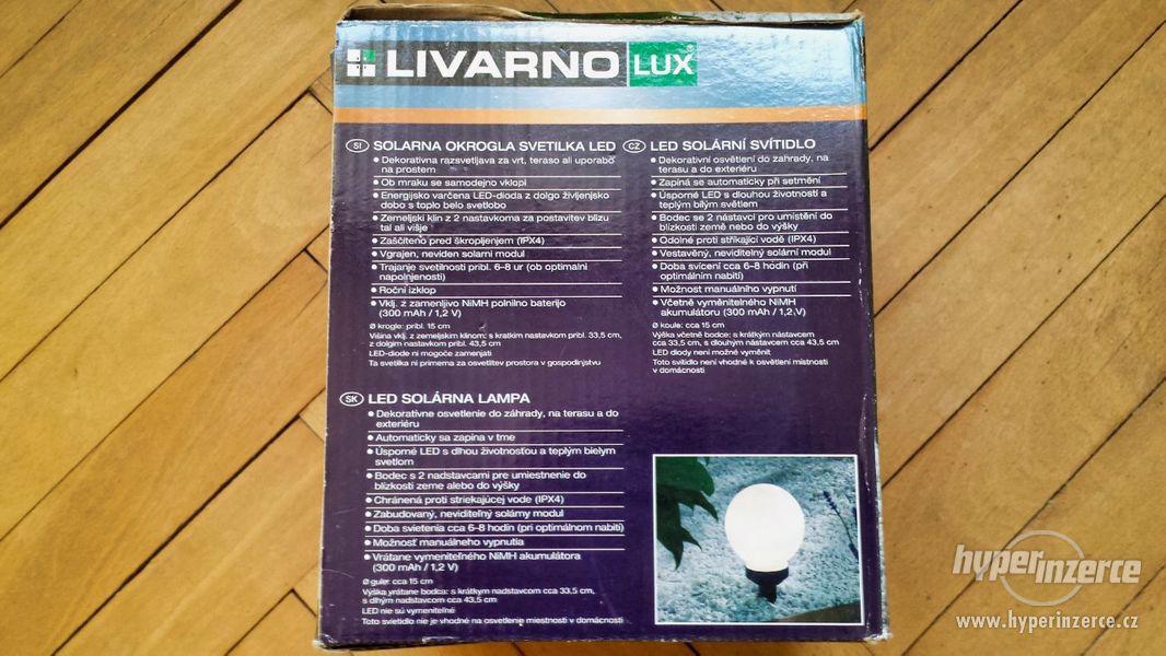 Nové LED solární svítidlo Livarnolux - foto 2