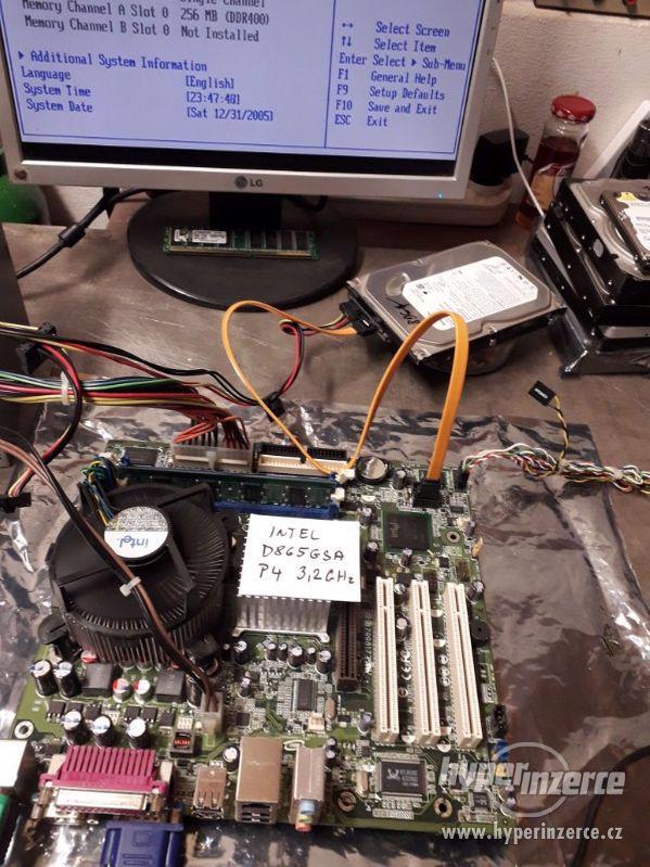 PC motherboard Intel 865 GSA P4 3,2GHz - foto 1