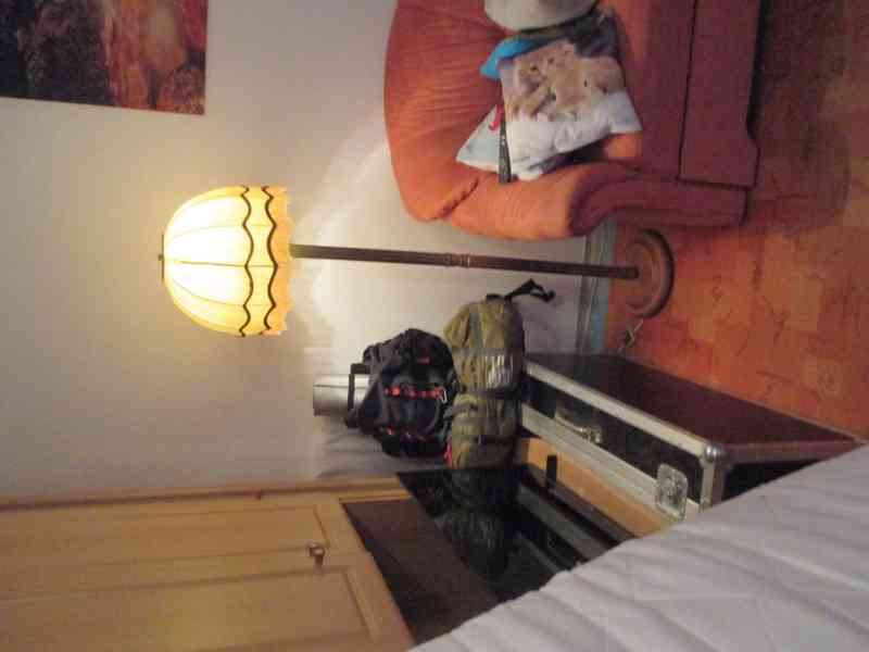 Retro stojací lampa