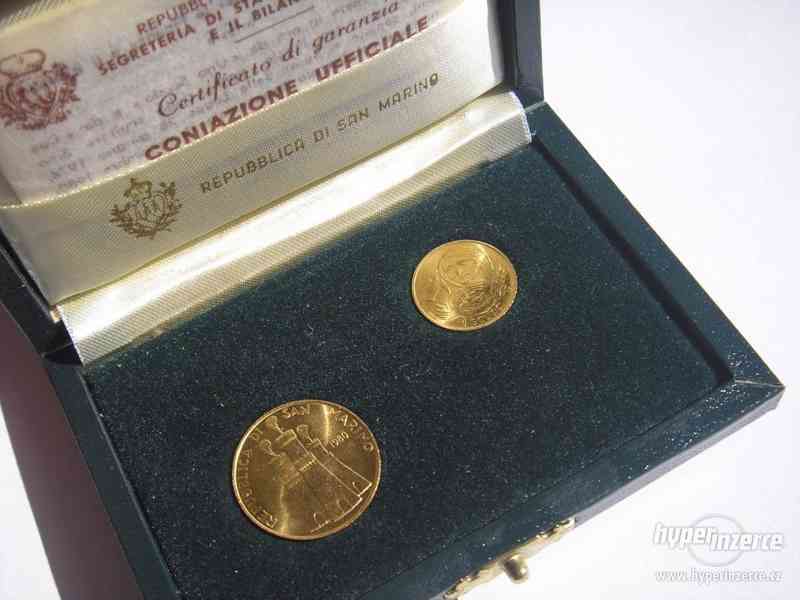 Sada zlatých mincí San Marino, 1980