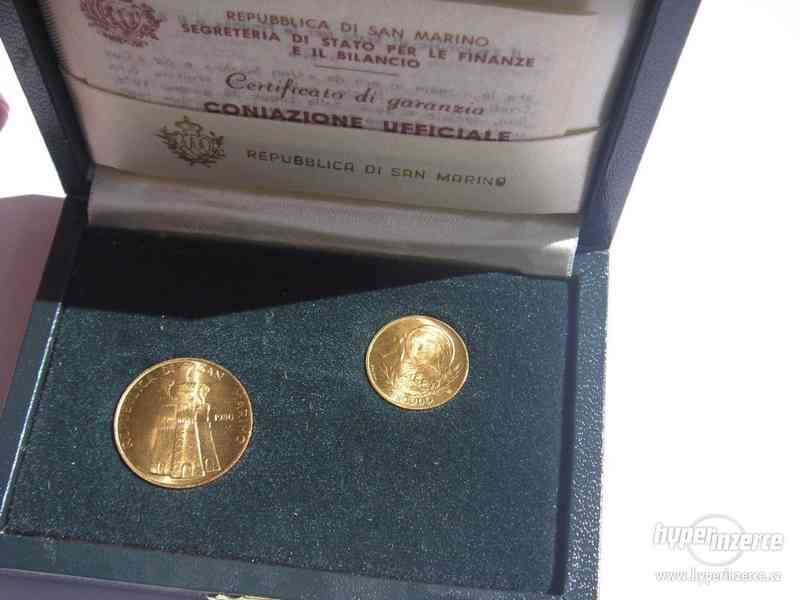 Sada zlatých mincí San Marino, 1980 - foto 3