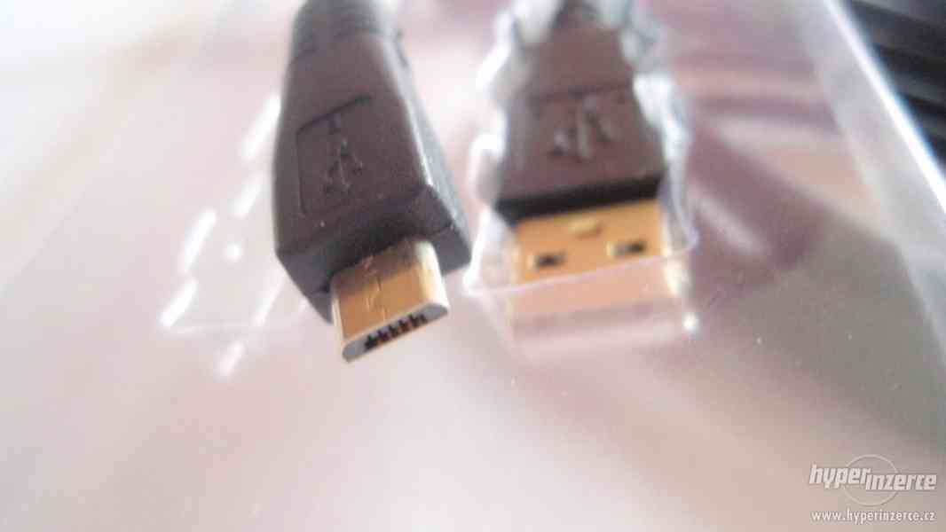 USB 2.0 datový propojovací a nabíjecí kabel A-MicroB, 1,8m - foto 5
