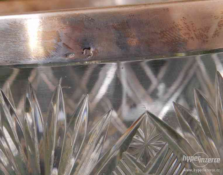 Zbírka starožitního skla se stříbrem a cínem - foto 11
