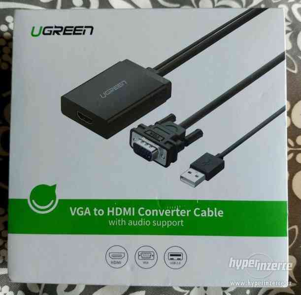 Adaptér Audio / Video  VGA na HDMI 1080P - značka UGREEN - foto 1