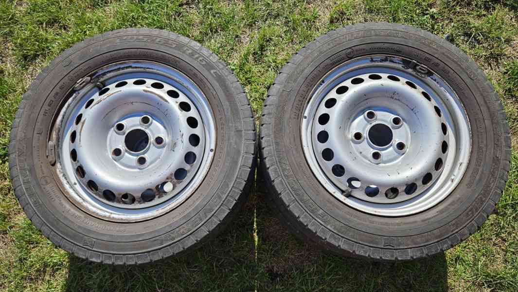 VW Transporter kola 205/65R16C disky 6,5Jx16 5x120 ET51 - foto 6