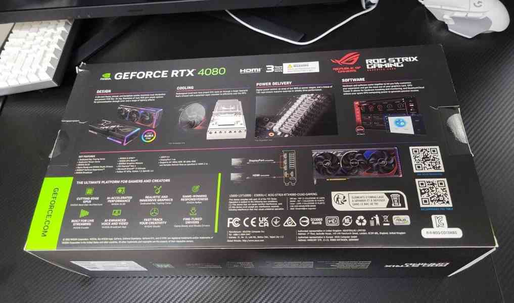  Asus ROG Strix GeForce RTX 4080 16GB GDDR6X Gaming Graphics - foto 2