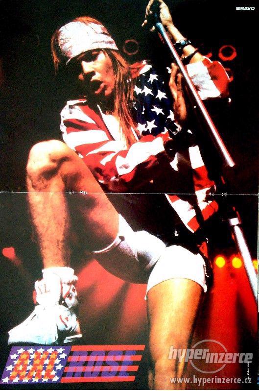 Axl Rose - zpěvák Guns n Roses plakát 41 x 28 cm - foto 1