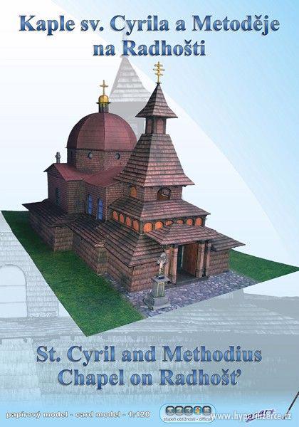 Papírový model Kaple sv. Cyrila a Metoděje na Radhošti - foto 1