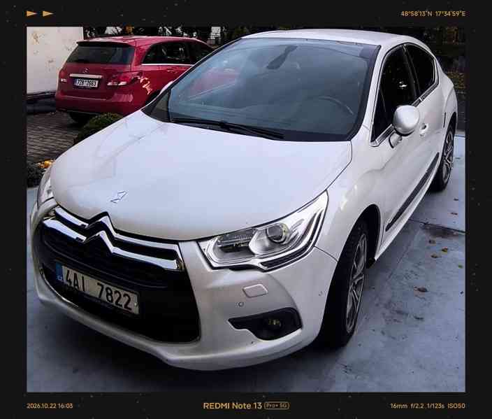 Citroën DS4 2.0 HDi (120 kW) Automat Aisin,r.v.2014,Sport - foto 2