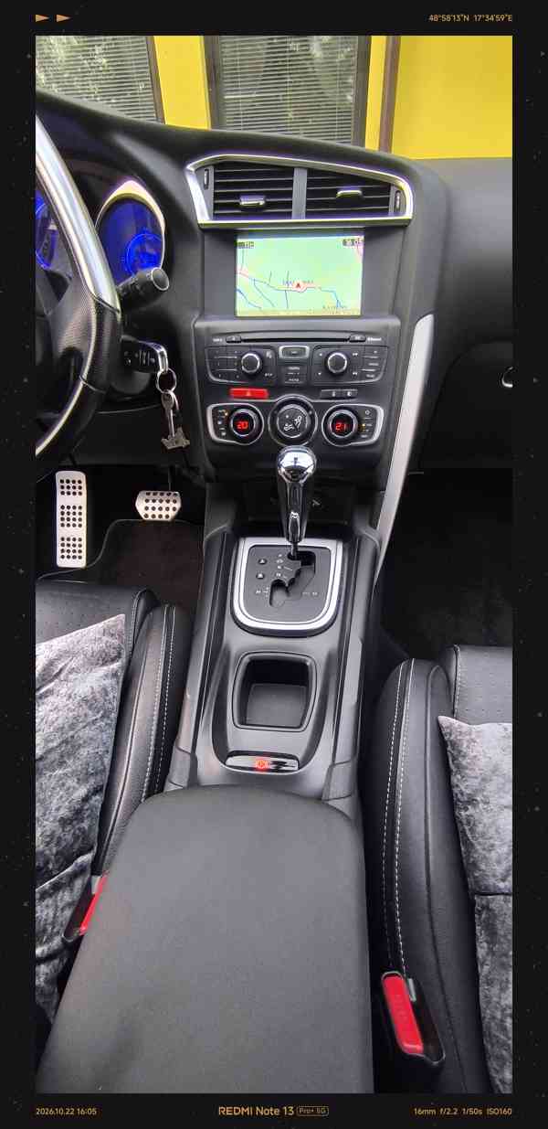Citroën DS4 2.0 HDi (120 kW) Automat Aisin,r.v.2014,Sport - foto 12
