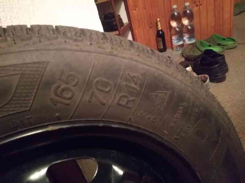 Prodej plechových disků se zimními pneumatikami 165 / 70 R14 - foto 6