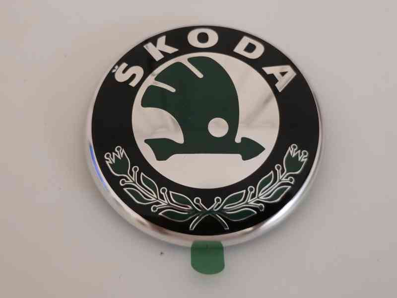 ORIGINÁL emblém Škoda 80 mm 1U0853621C - foto 4