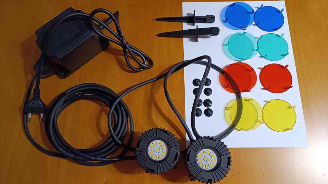 Vodotěsné LED barevné osvětlení