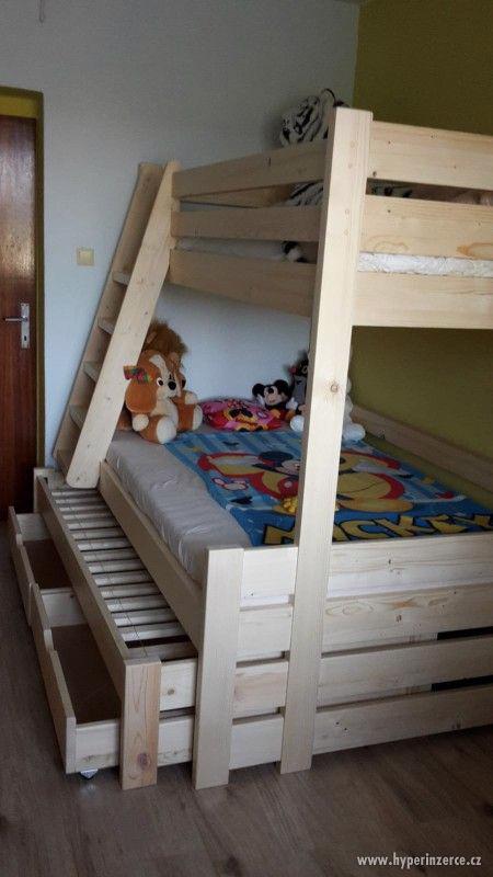Dřevěná patrová postel(Palanda) - foto 3
