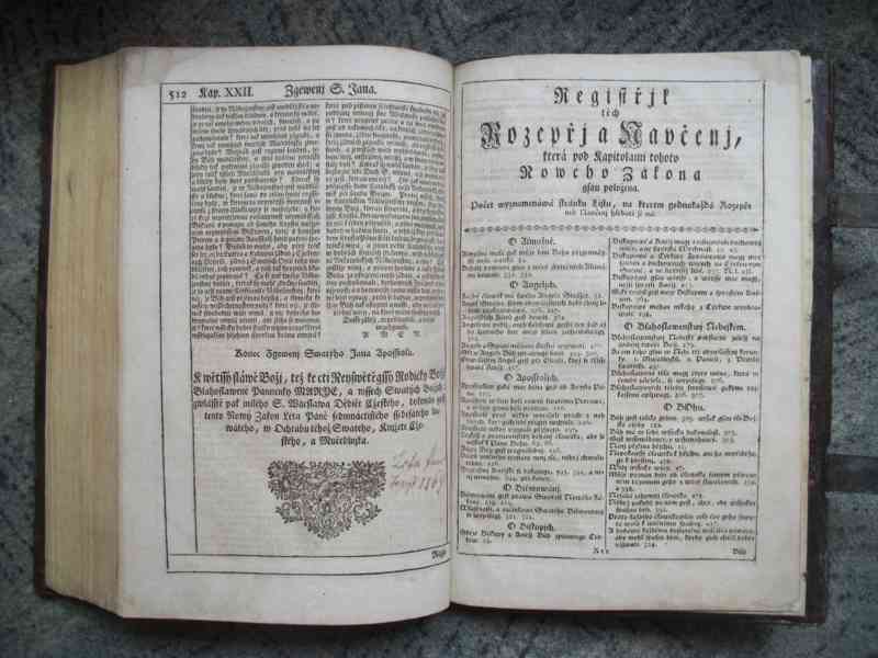 Bible Svatováclavská. Praha 1771 - foto 49