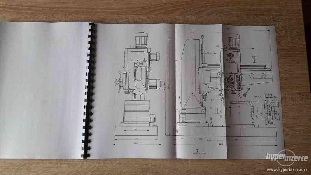 Dokumentace radiální vrtačky VR-4A - foto 4