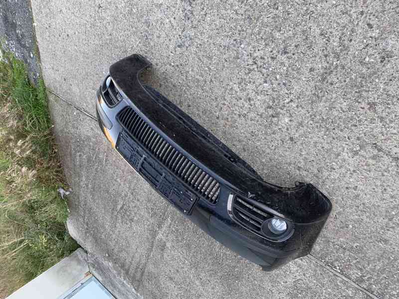 predni naraznik SKODA FABIA 1 I 05-07 cerny mlhy - foto 3