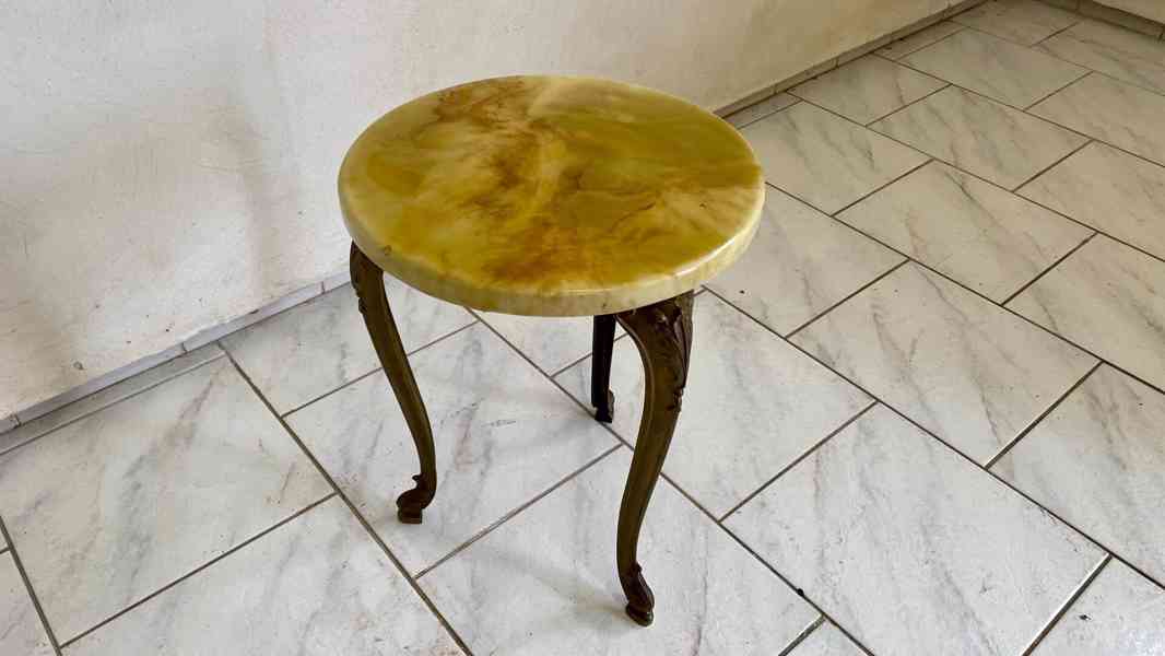 Mosazný stolek - foto 1