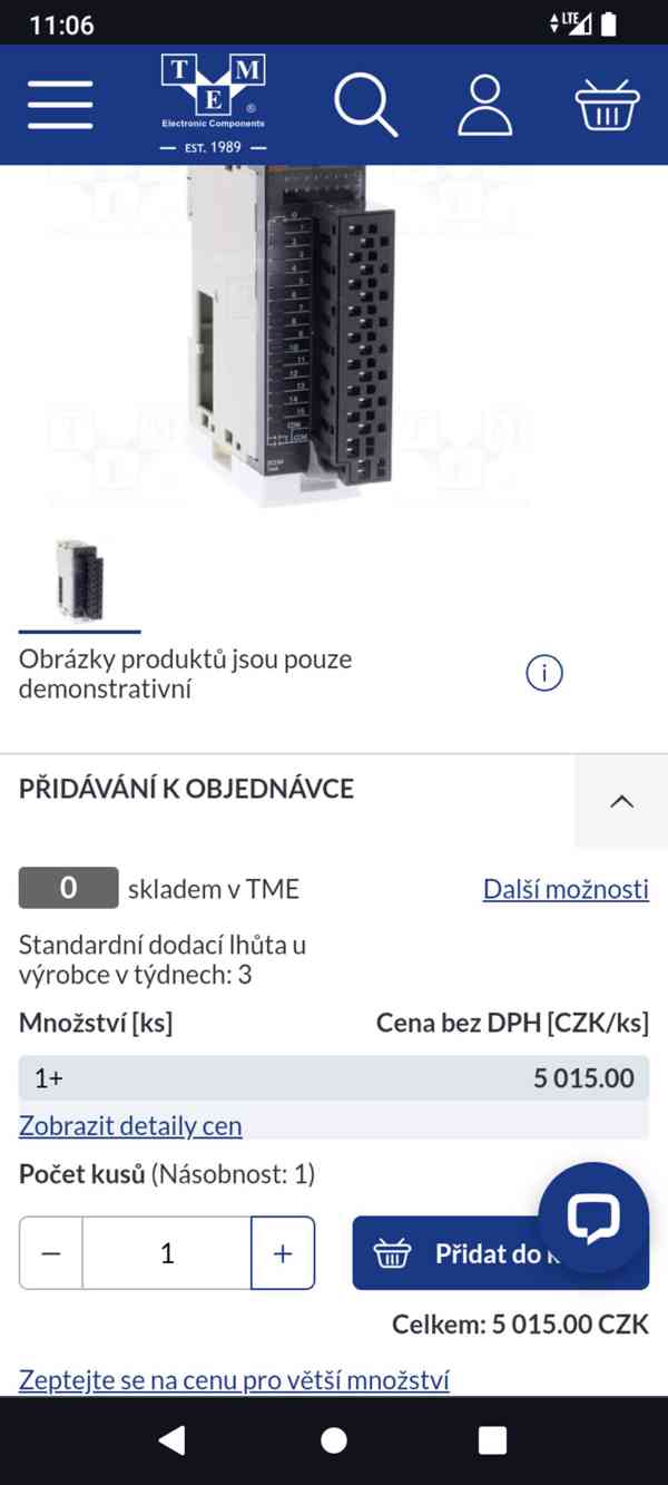 OMRON SYSMAC CJ1M CPU22 CPU unit ver.4.0 PLC Used, TOP stav, - foto 20