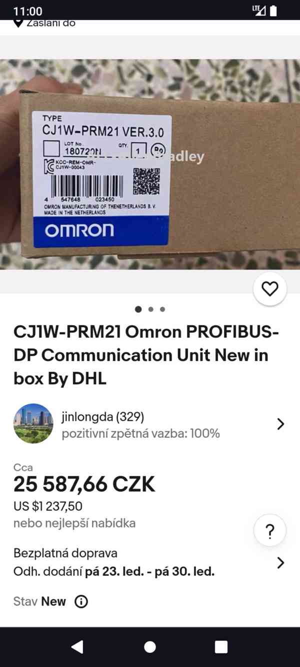 OMRON SYSMAC CJ1M CPU22 CPU unit ver.4.0 PLC Used, TOP stav, - foto 19