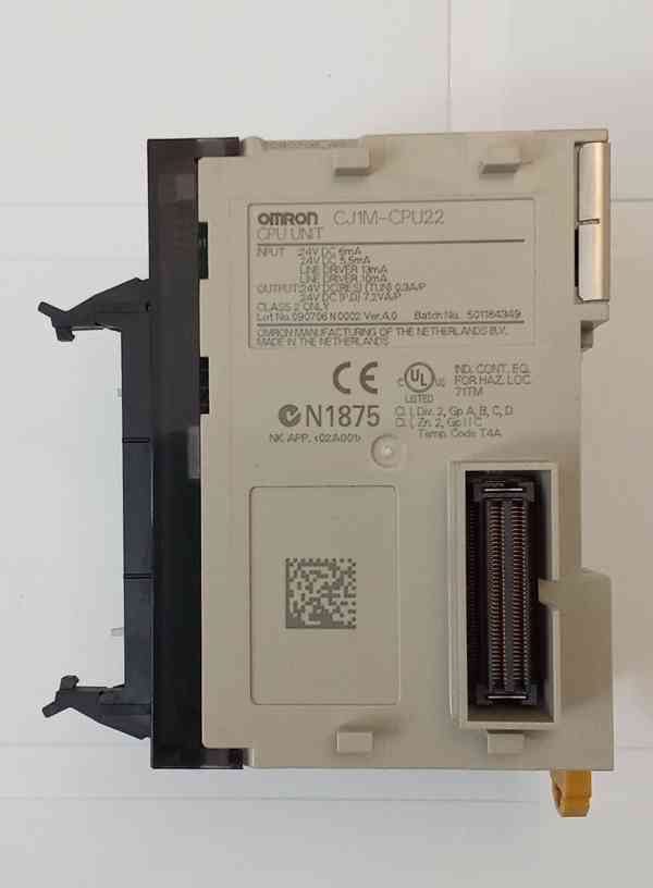 OMRON SYSMAC CJ1M CPU22 CPU unit ver.4.0 PLC Used, TOP stav, - foto 8