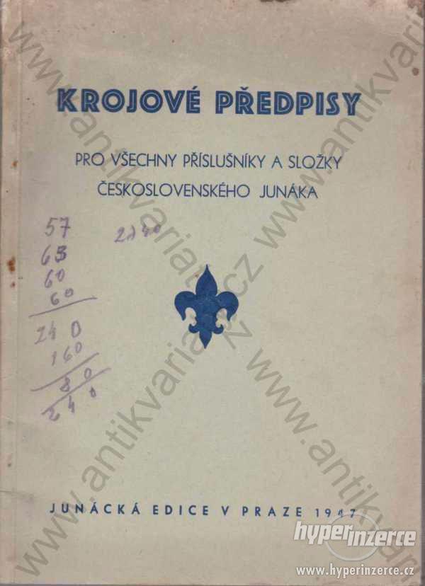 Krojové předpisy pro československého Junáka 1947 - foto 1