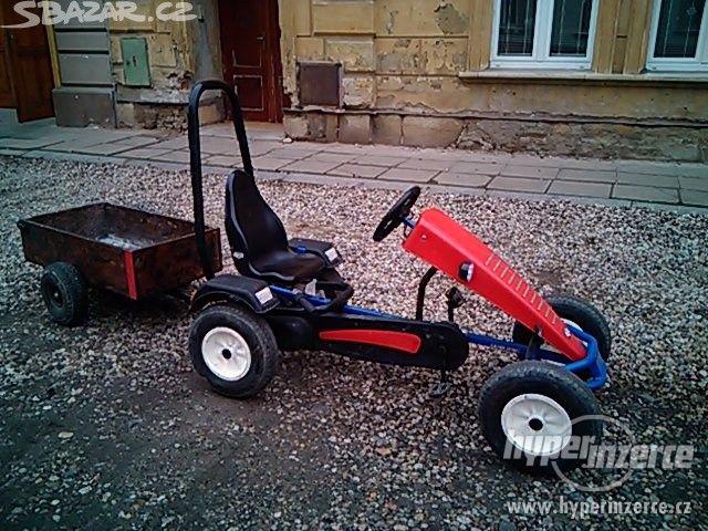 šlapací motokára - foto 1