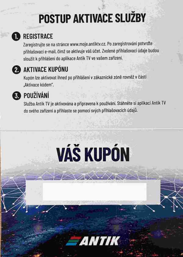 ANTIK TV předplatné na 6 měsíců - foto 2
