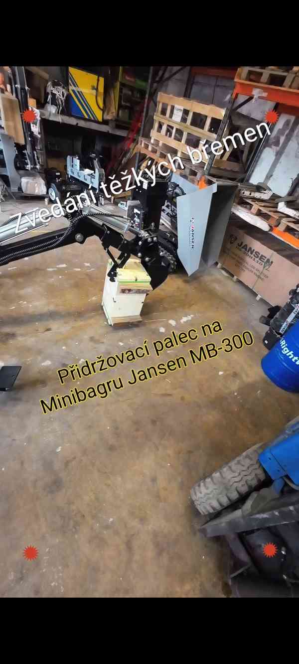   Jansen MB-300 minibagr - foto 6