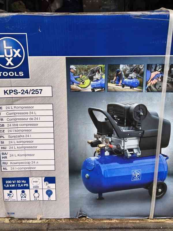 Prodám NEPOUŽITÝ olejový Kompresor LUX-TOOLS KPS-24/257  - foto 6