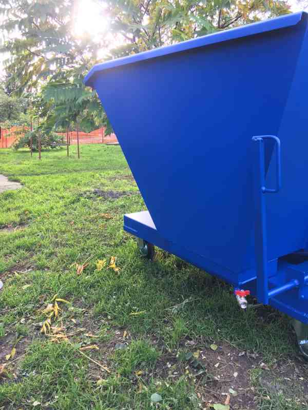 Pojemnik samoopróżniający 0,5m3, kontener - foto 3
