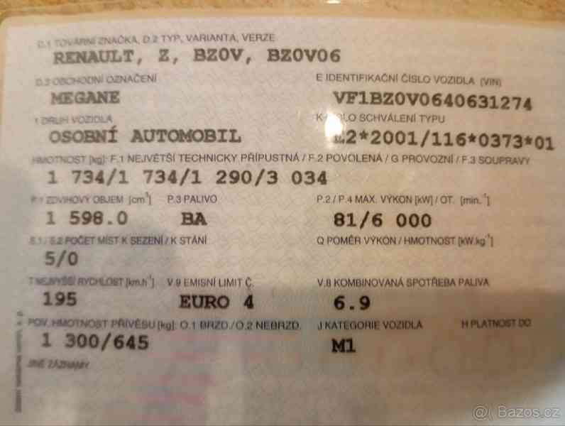 Renault Mégane 1,6   81kW - foto 8