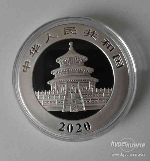 Stříbrná mince Čínská Panda 2020, o váze 30 gr. - foto 2