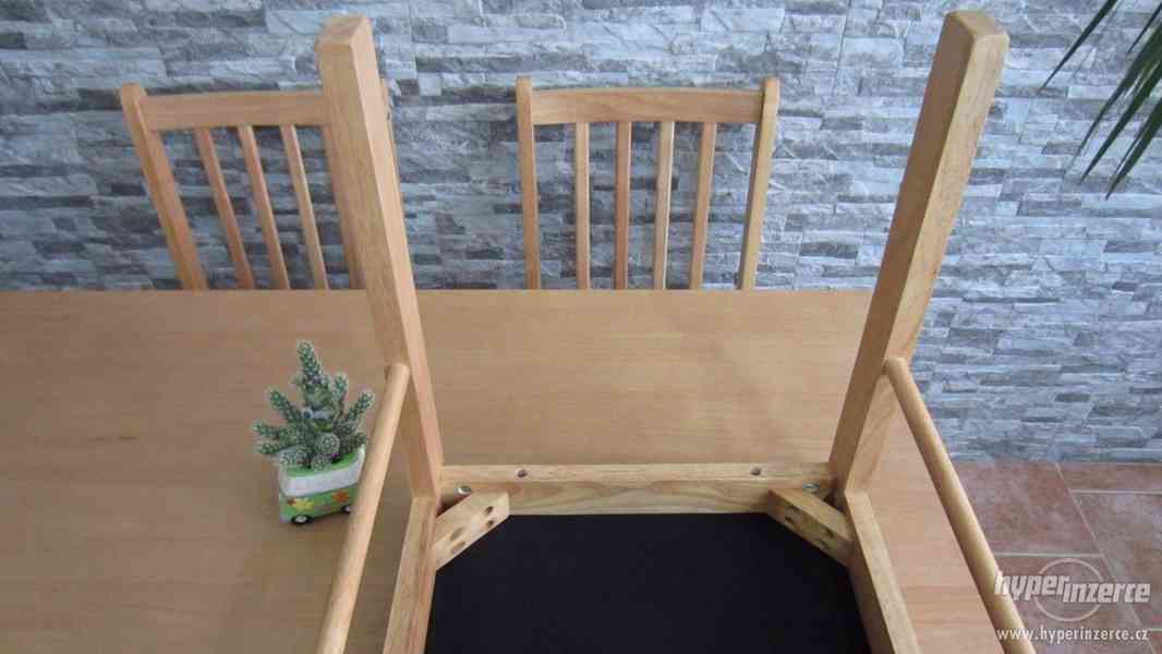 Jídelní stůl + 4 židle DUB - DOPRAVA ZDARMA - foto 17