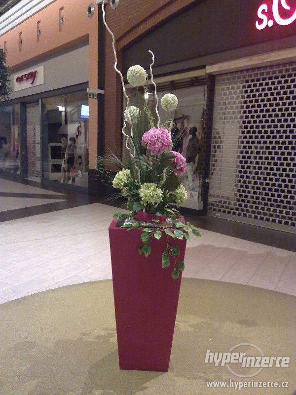 Samozavlažovací květináče, výška 80 cm - foto 3
