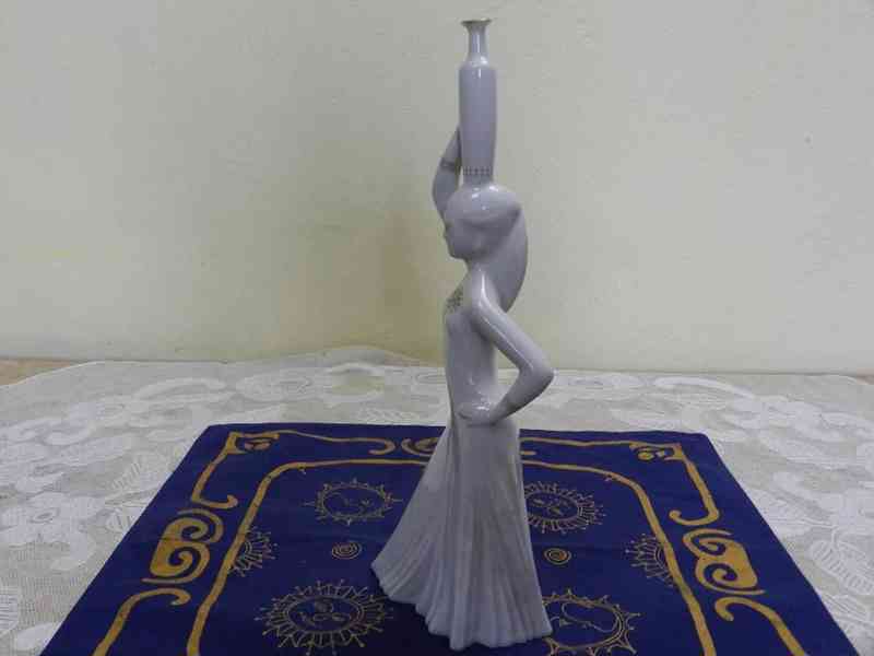 Stojící Dívka s Amforou Akt Brusel Lesov Czechoslovakia  - foto 4