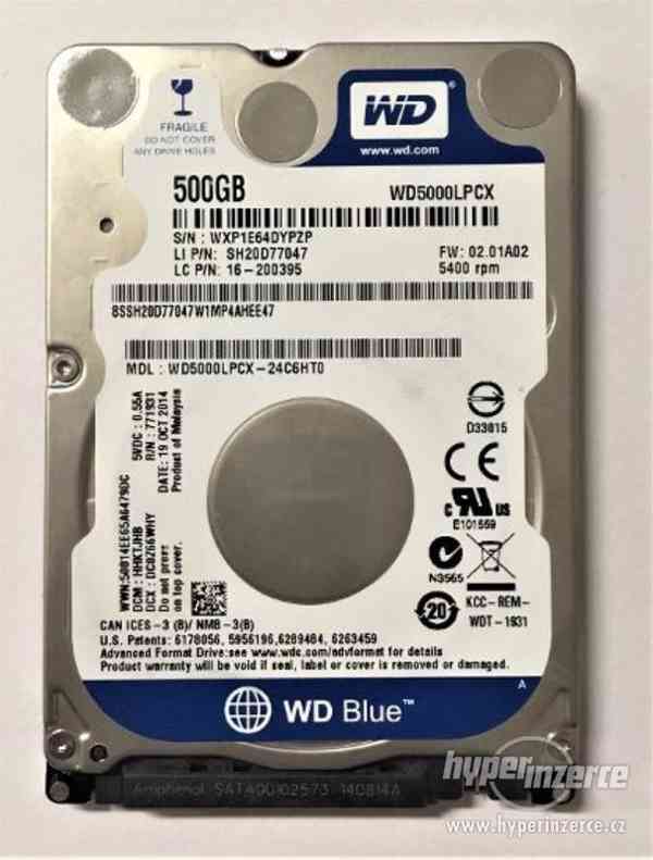 HDD do NB WD Blue WD5000LPCX 500GB 5400ot 2,5" SATA III - foto 1