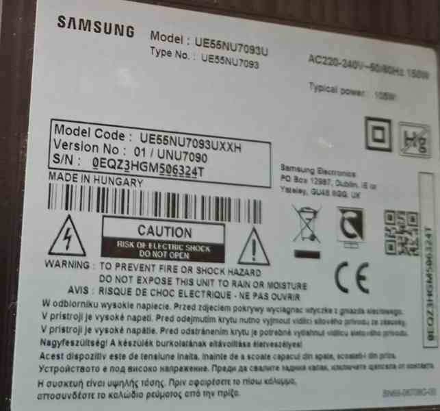 Tv smart Samsung UE55NU7093  - foto 2