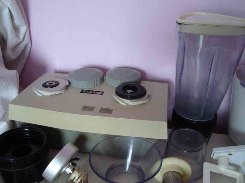 ETA 022, kuchyňský robot, retro, šedá - foto 2