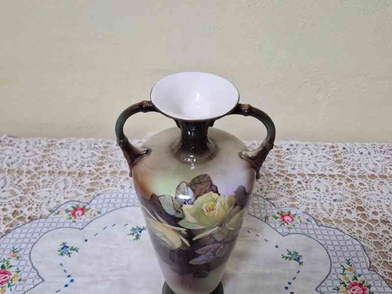 Porcelánová váza Royal Wettina Robert Hanke RH Austria - foto 2