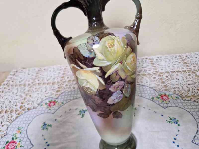 Porcelánová váza Royal Wettina Robert Hanke RH Austria - foto 3