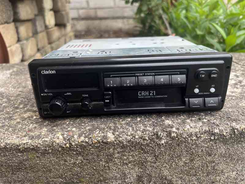 Autoradio CLARION CRH21 - retro, plně funkční - foto 2