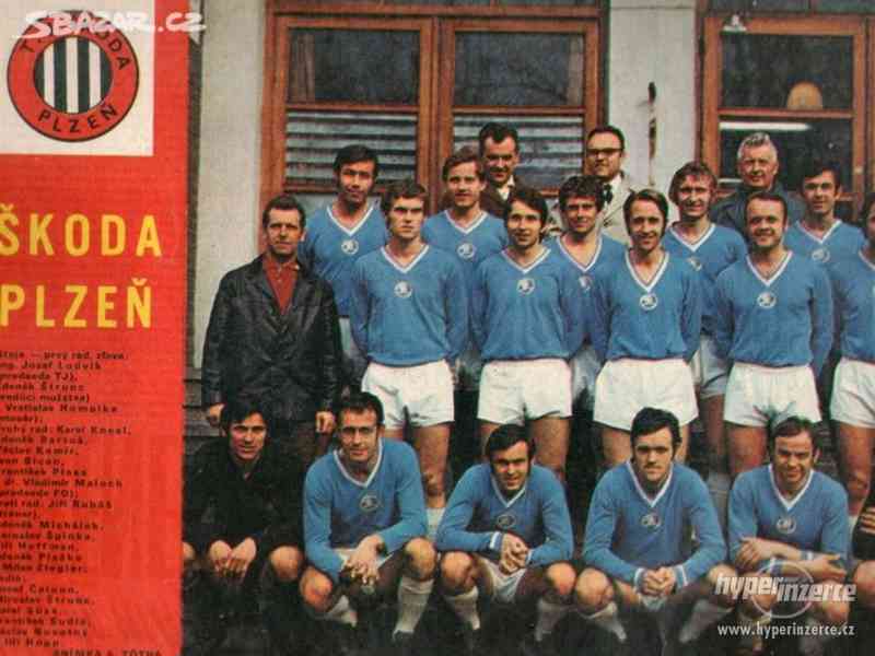 Škoda Plzeň - 1971 - fotbal - foto 1